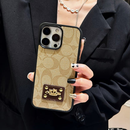 Coa Color Gold Logo iPhone Case