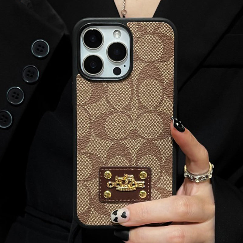 Coa Color Gold Logo iPhone Case
