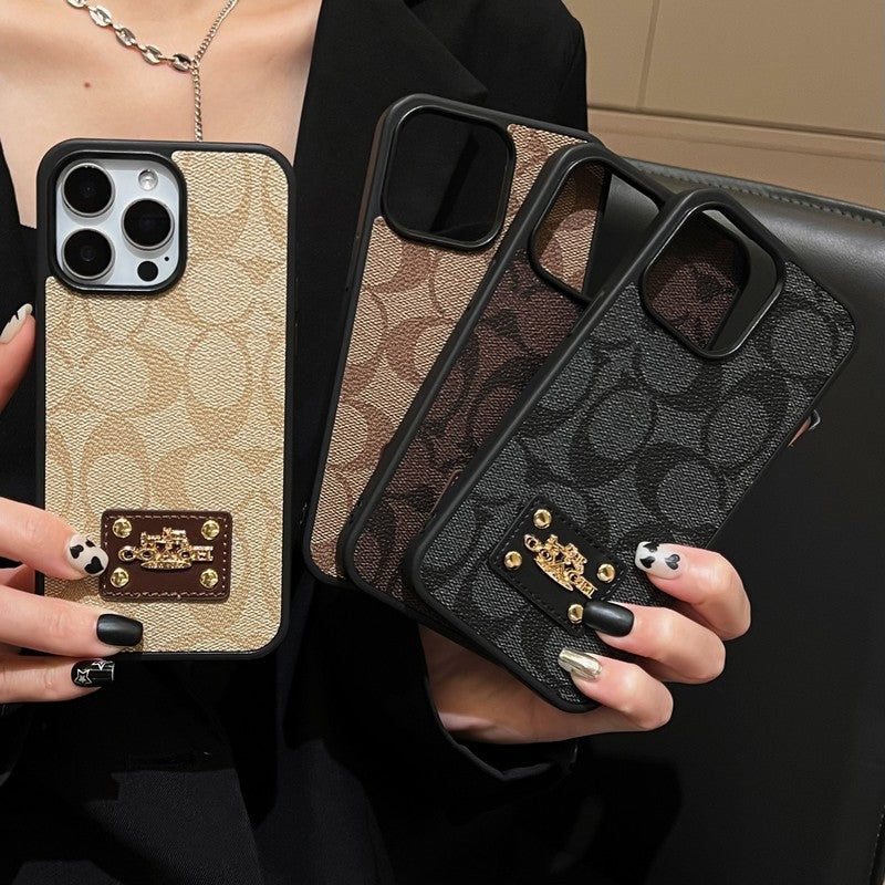 Coa Color Gold Logo iPhone Case