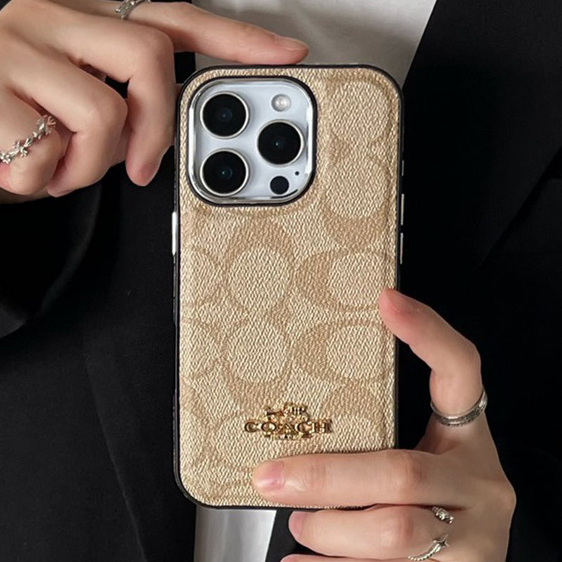 Coa Color Leather iPhone Case