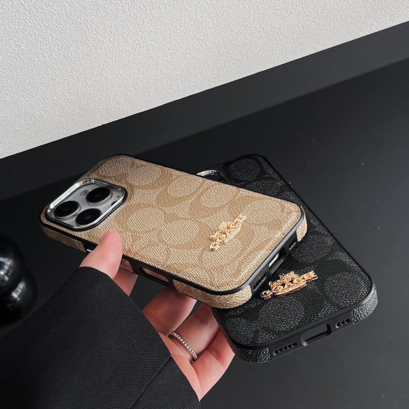 Coa Color Leather iPhone Case