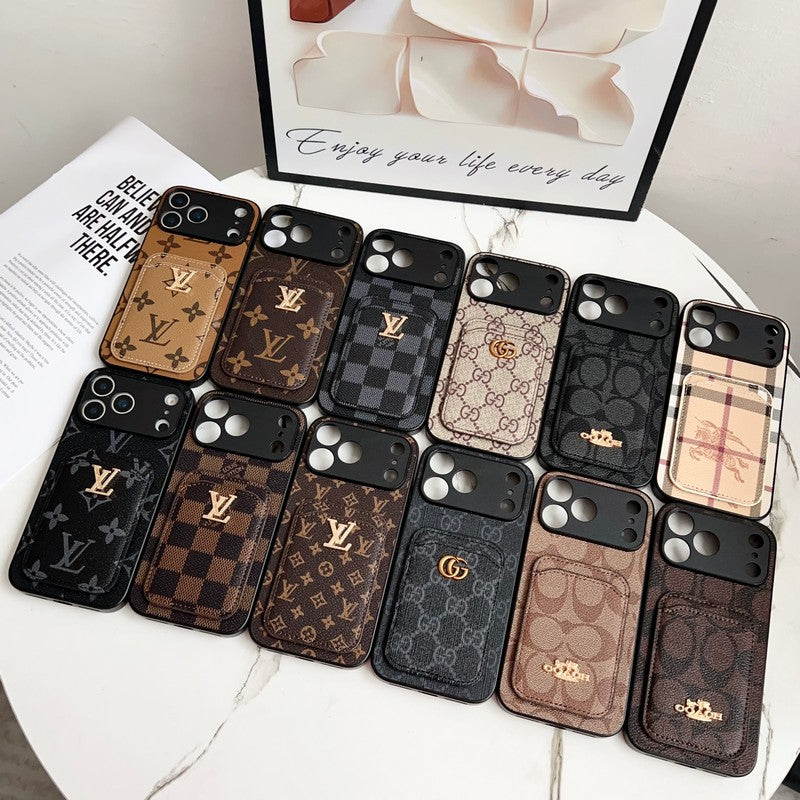 Lou GG Coa Bur Color Card Bag iPhone Case