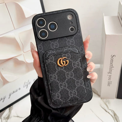 Lou GG Coa Bur Color Card Bag iPhone Case