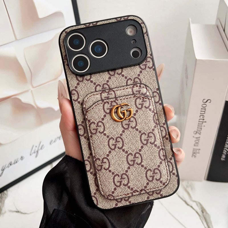 Lou GG Coa Bur Color Card Bag iPhone Case