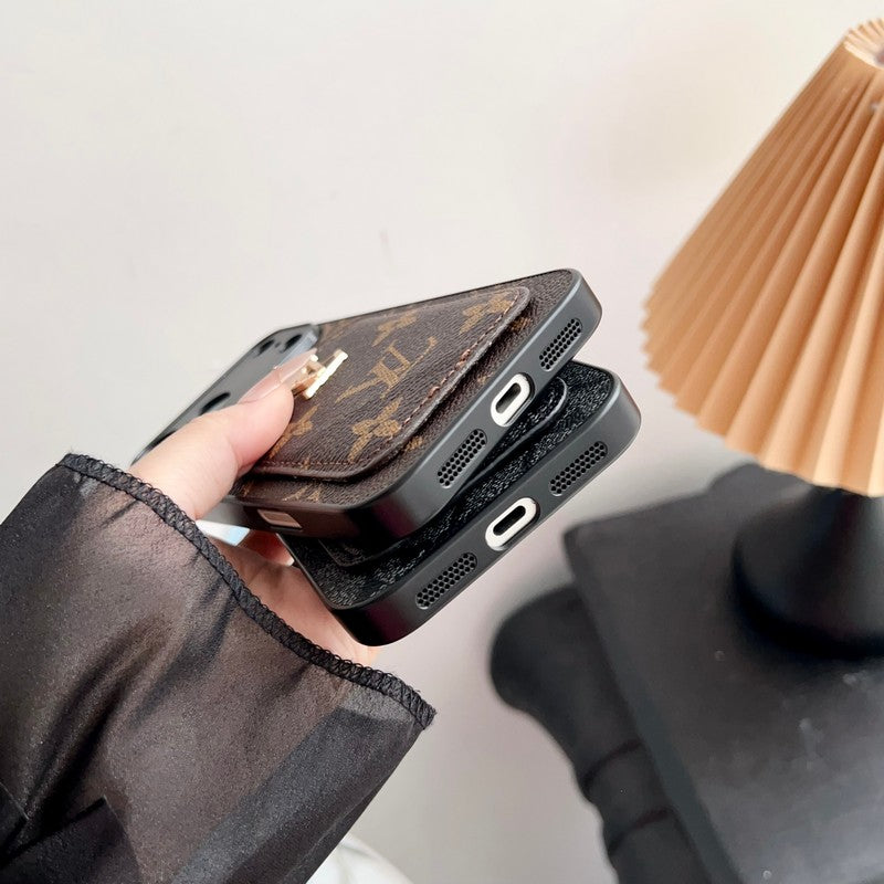 Lou GG Coa Bur Color Card Bag iPhone Case