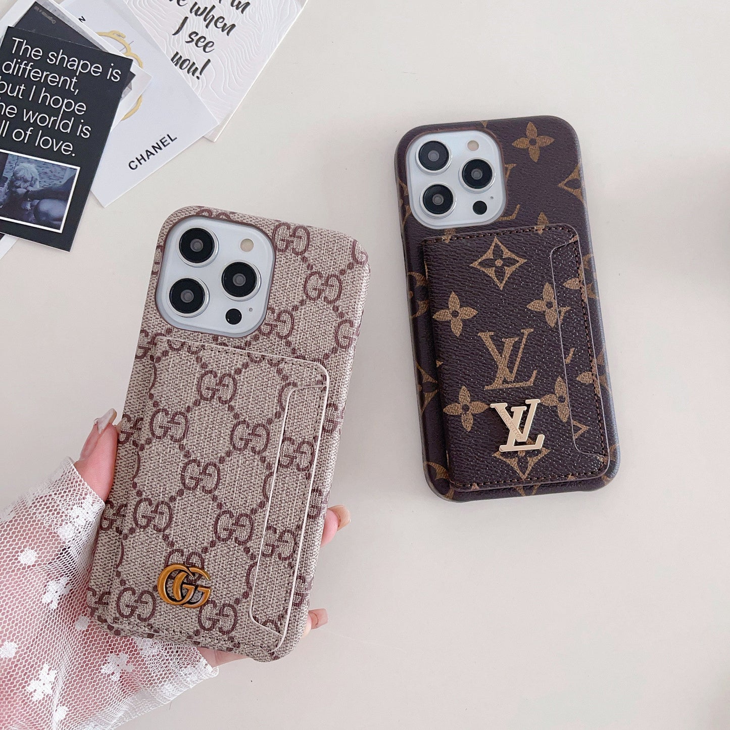 Lou Card Holder iPhone Case