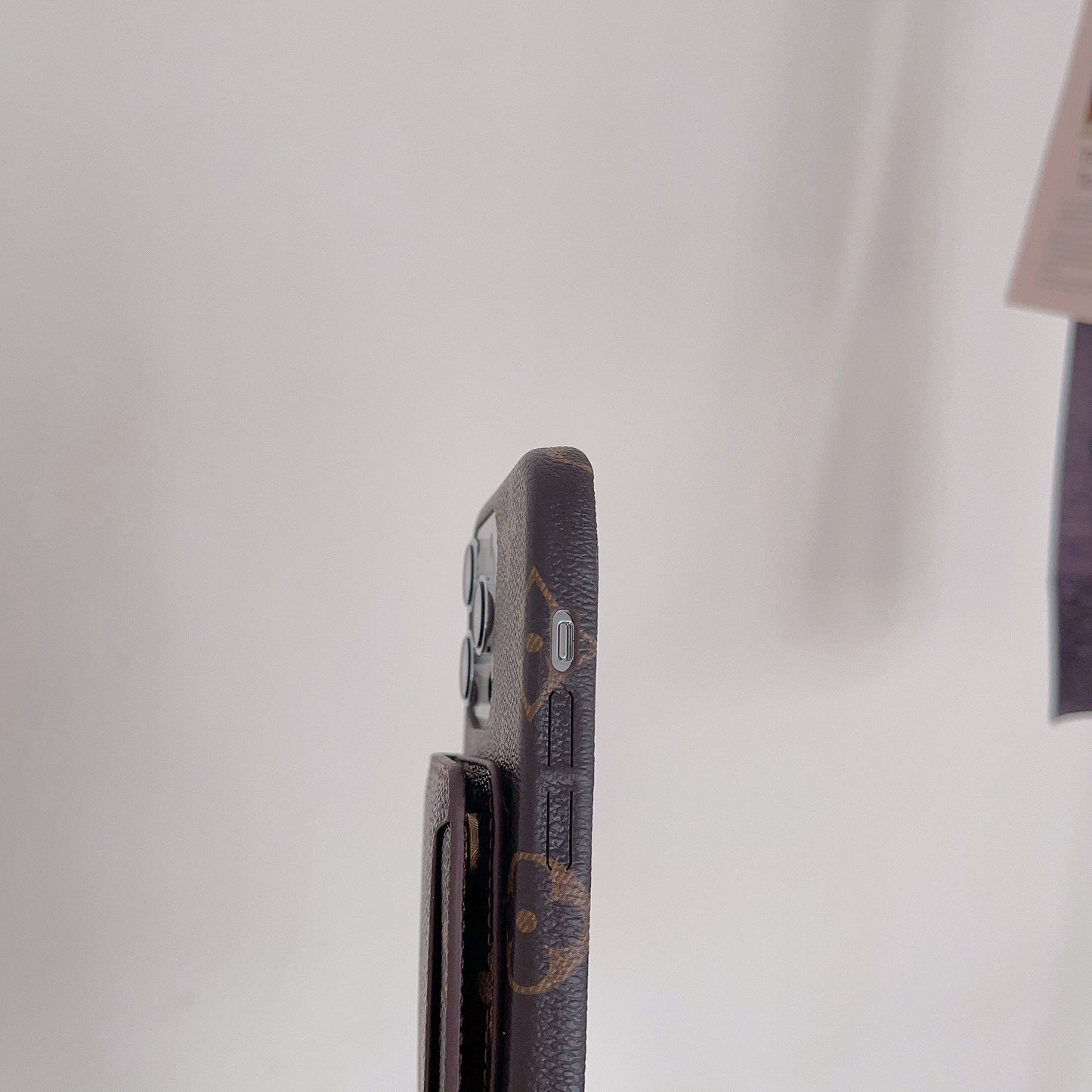 Lou Card Holder iPhone Case