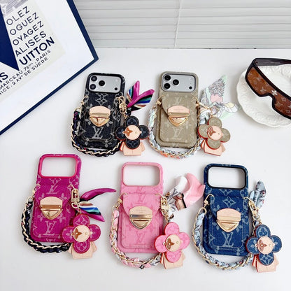 Louis Vivienne Pendant Scarf iPhone Case