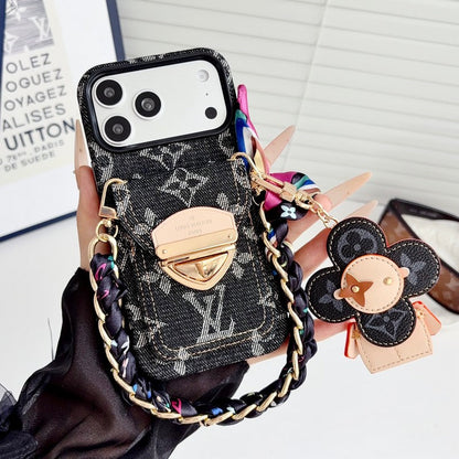 Louis Vivienne Pendant Scarf iPhone Case