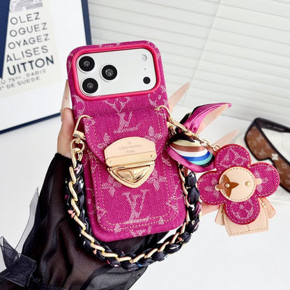 Louis Vivienne Pendant Scarf iPhone Case