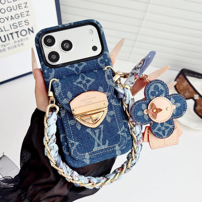 Louis Vivienne Pendant Scarf iPhone Case
