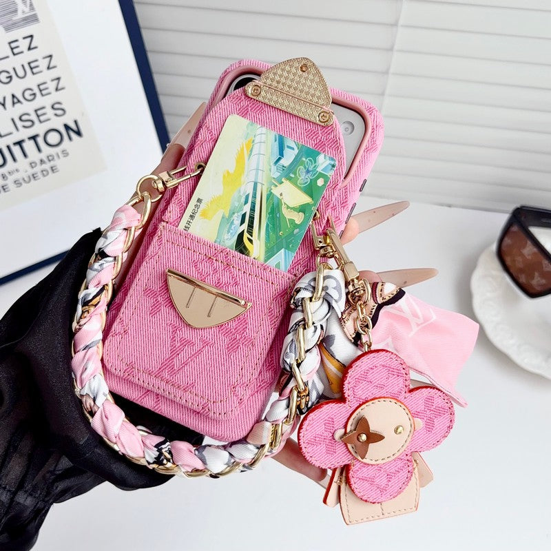 Louis Vivienne Pendant Scarf iPhone Case