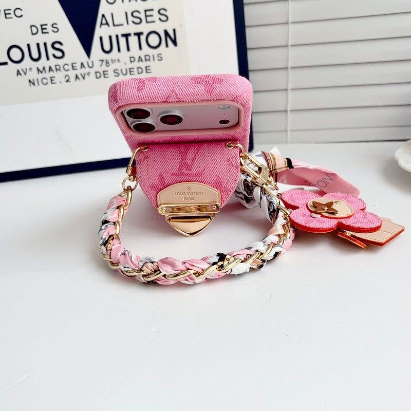 Louis Vivienne Pendant Scarf iPhone Case