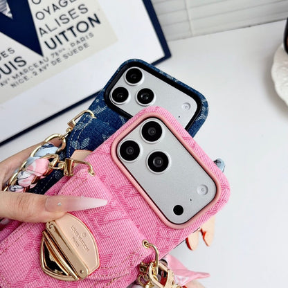 Louis Vivienne Pendant Scarf iPhone Case