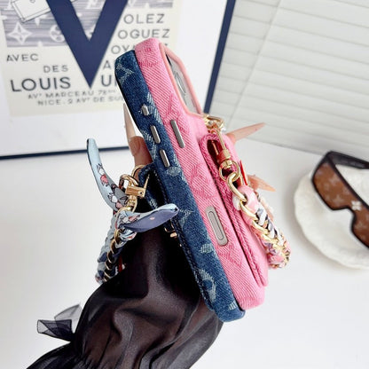 Louis Vivienne Pendant Scarf iPhone Case