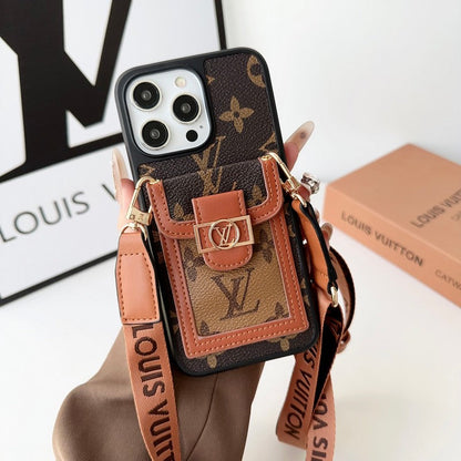 Lou Card Holder Crossbody iPhone Case