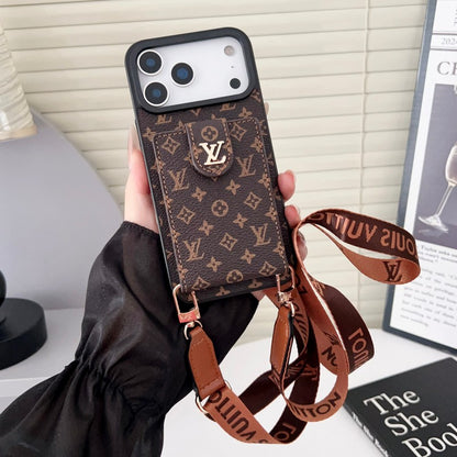Lou Color Crossbody Card Bag iPhone Case