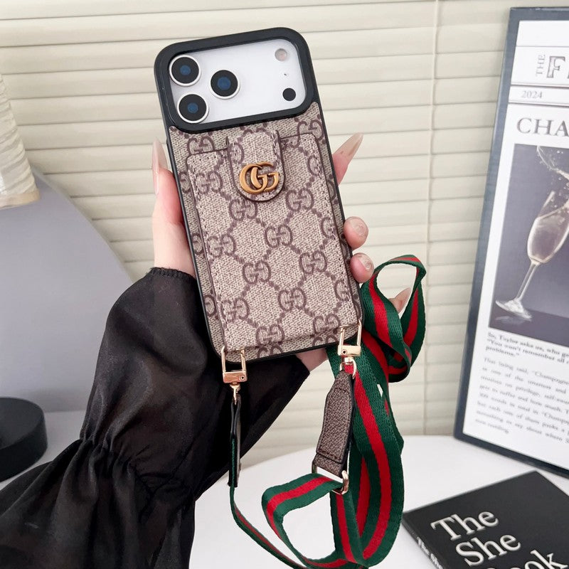 Lou Color Crossbody Card Bag iPhone Case
