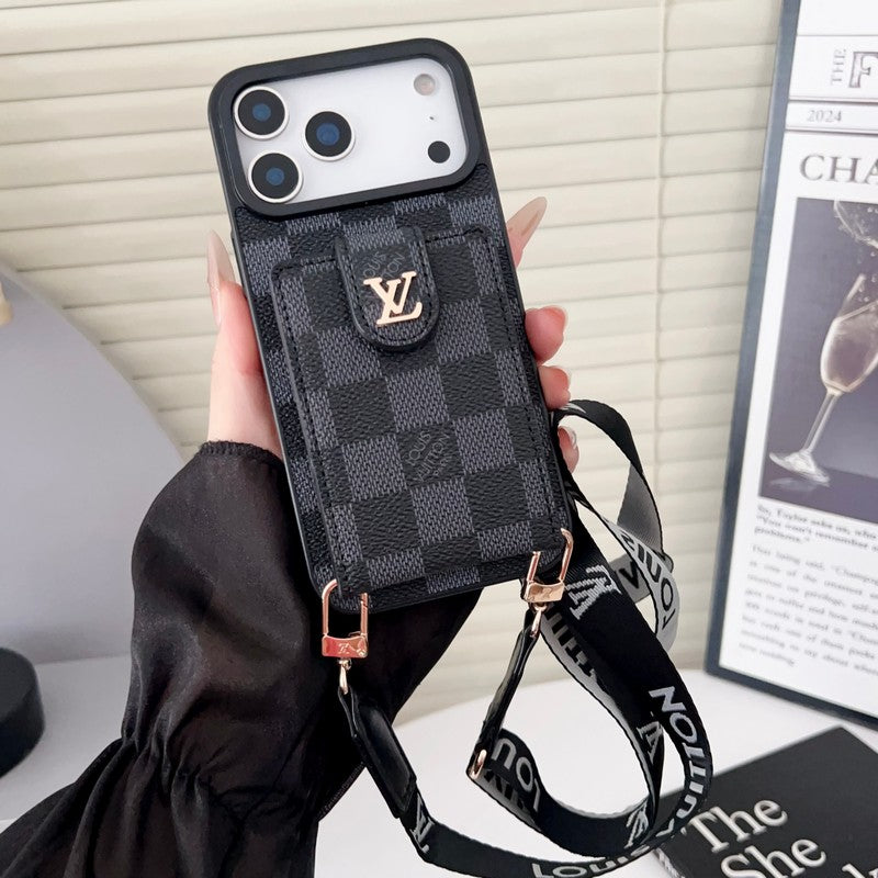 Lou Color Crossbody Card Bag iPhone Case