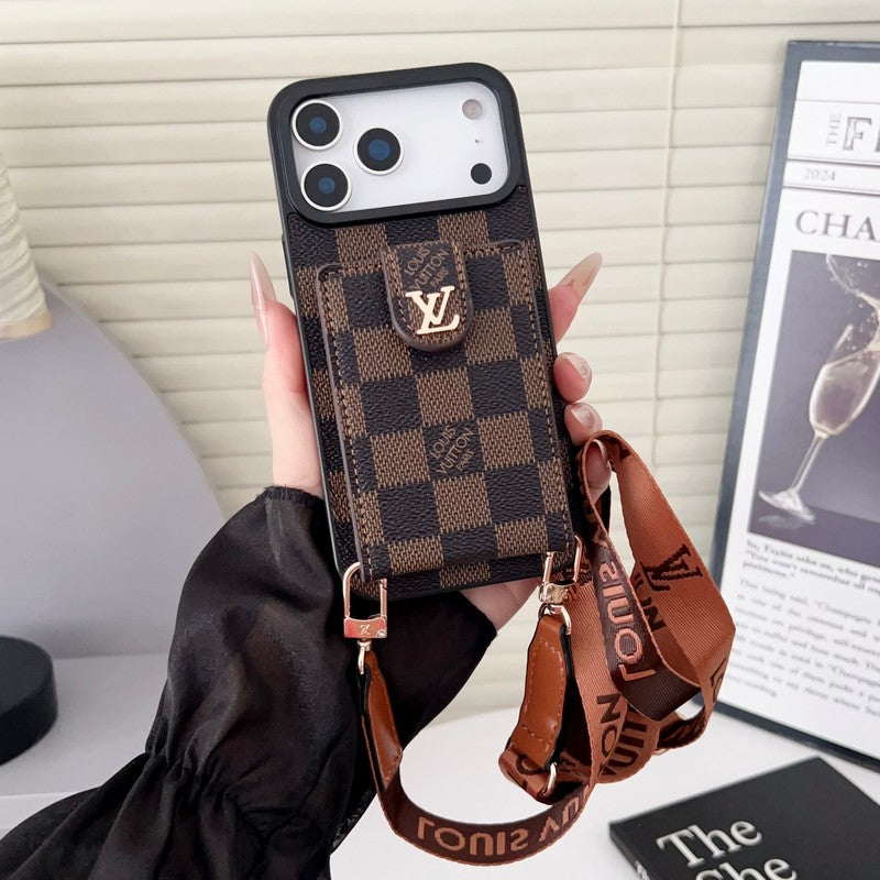Lou Color Crossbody Card Bag iPhone Case