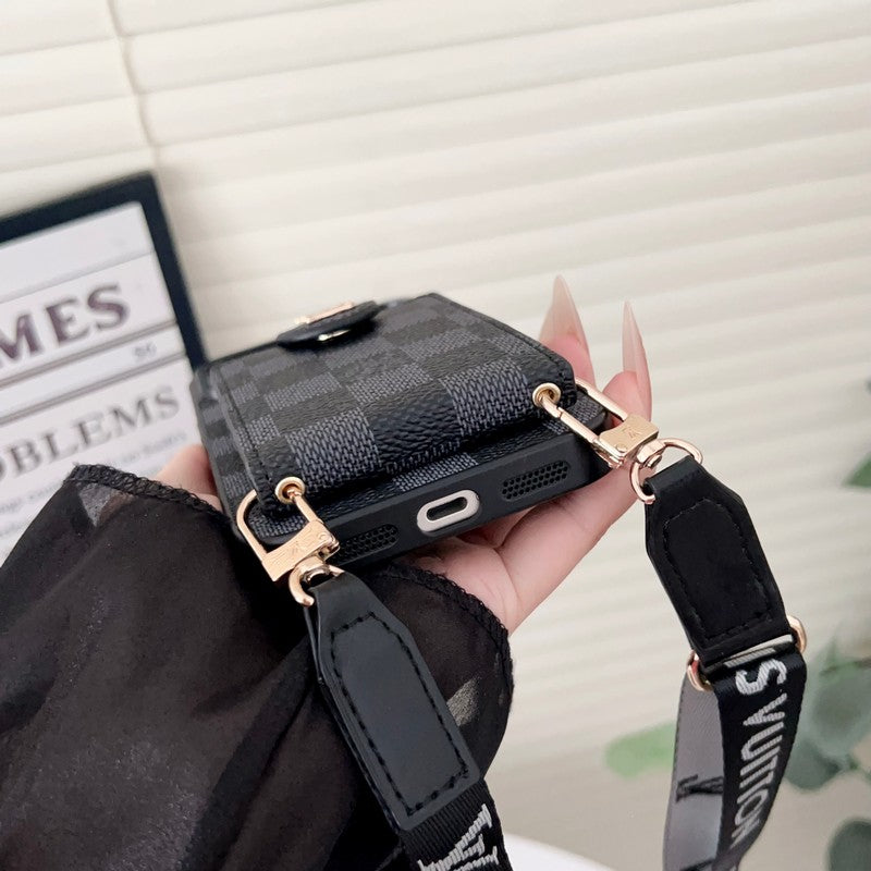 Lou Color Crossbody Card Bag iPhone Case