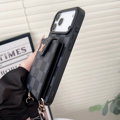 Lou Color Crossbody Card Bag iPhone Case