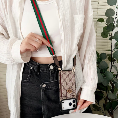 Lou Color Crossbody Card Bag iPhone Case