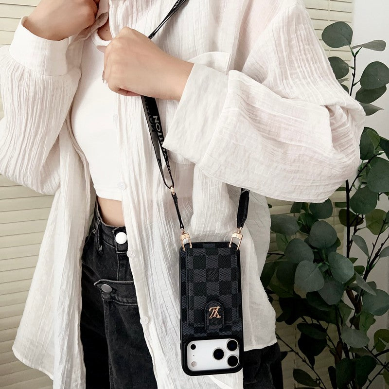 Lou Color Crossbody Card Bag iPhone Case
