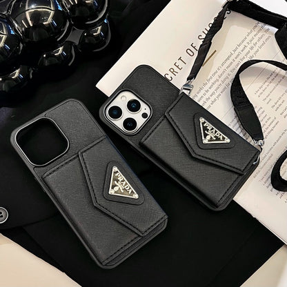 Pra Card Holder Crossbody iPhone Case
