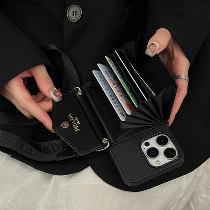 Pra Card Holder Crossbody iPhone Case