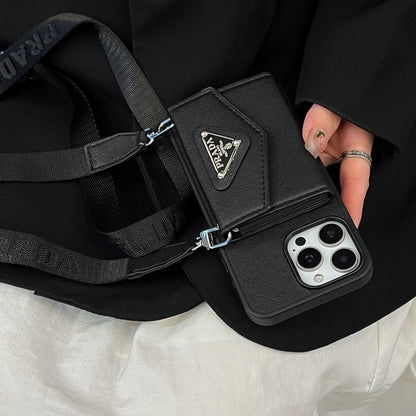 Pra Card Holder Crossbody iPhone Case