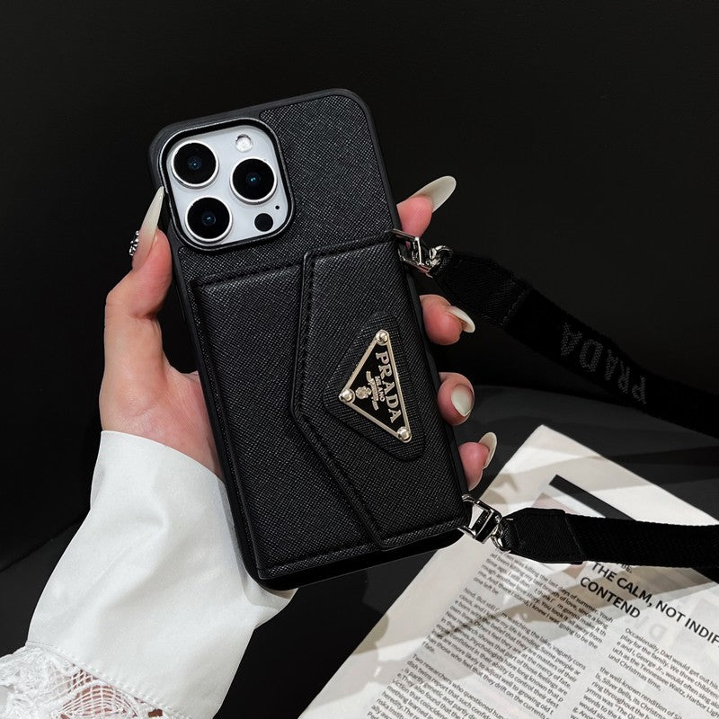 Pra Card Holder Crossbody iPhone Case