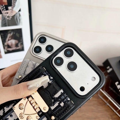 CD Bag Scarves Chain iPhone Case