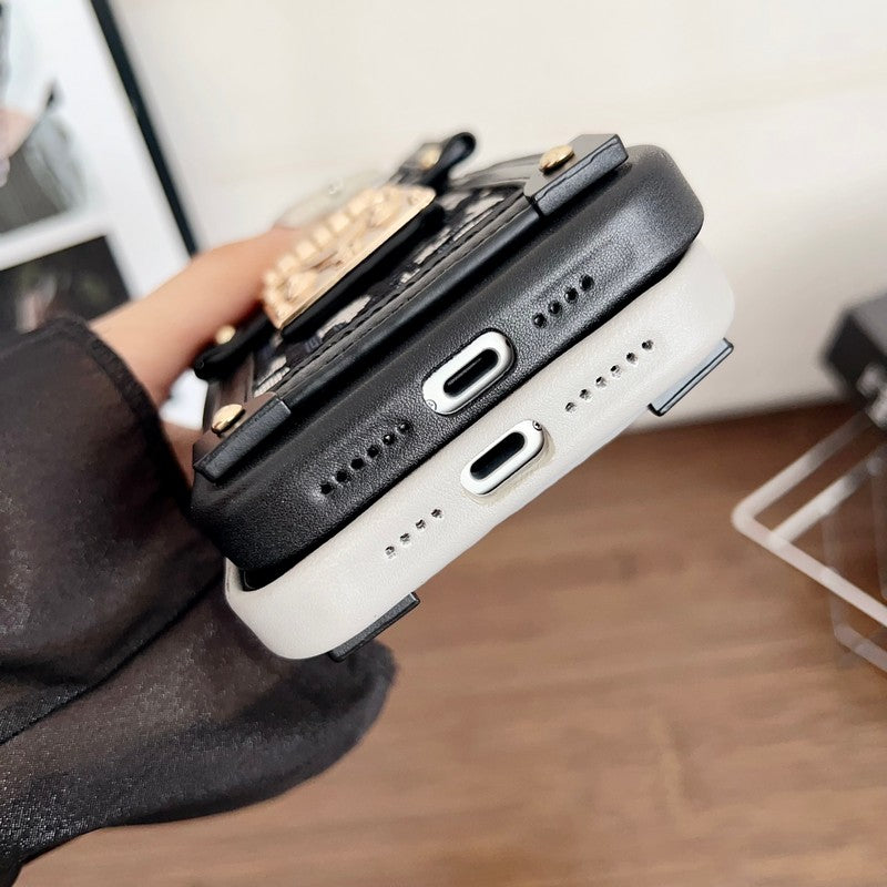 CD Bag Scarves Chain iPhone Case