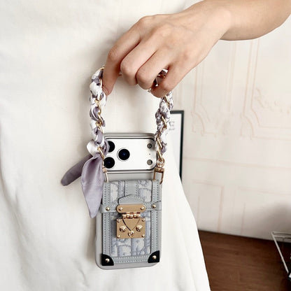 CD Bag Scarves Chain iPhone Case