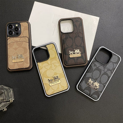 Coa Card Bag Leather iPhone Case