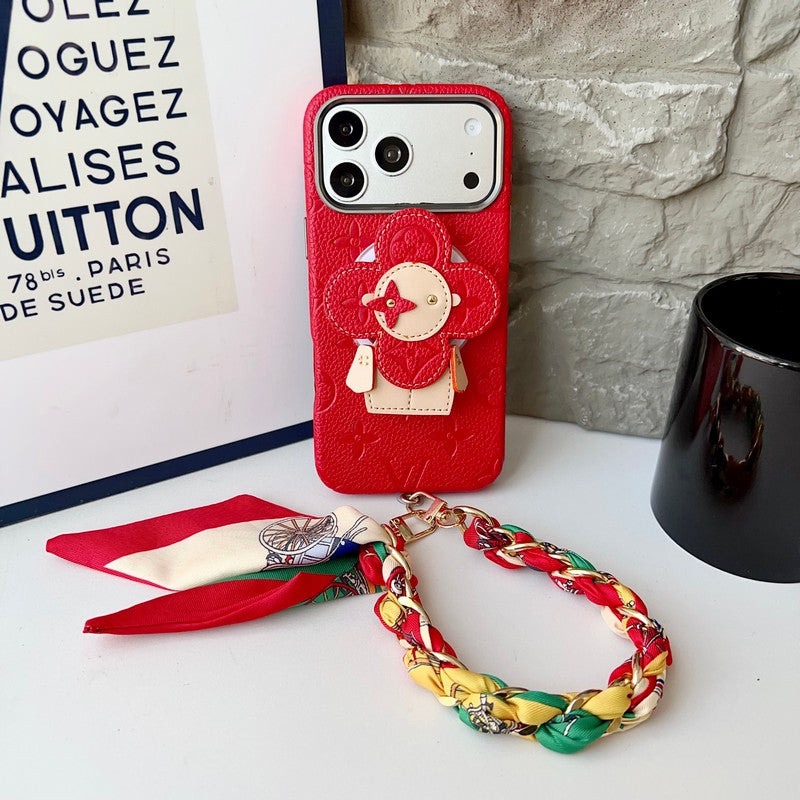 Louis Vivienne MagSafe Scarf iPhone Case