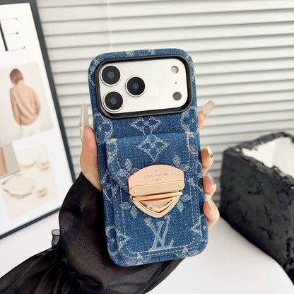Louis Gold Card Bag iPhone Case