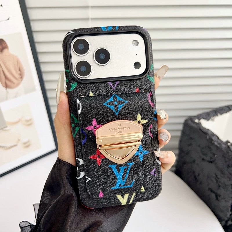 Louis Gold Card Bag iPhone Case