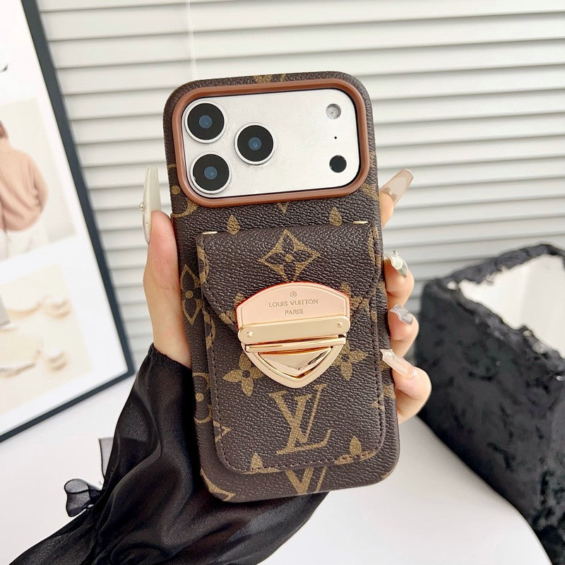Louis Gold Card Bag iPhone Case