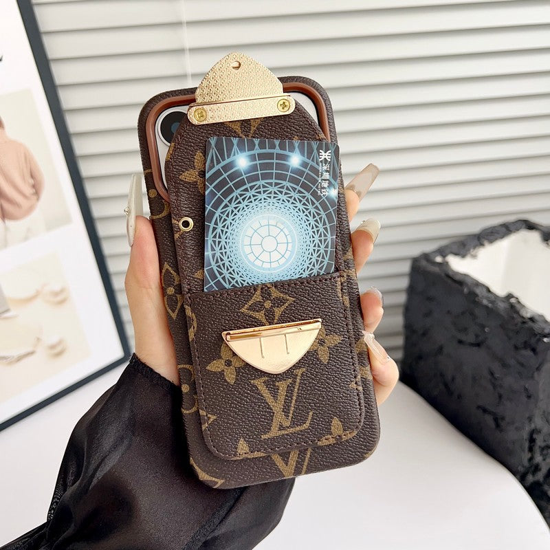 Louis Gold Card Bag iPhone Case