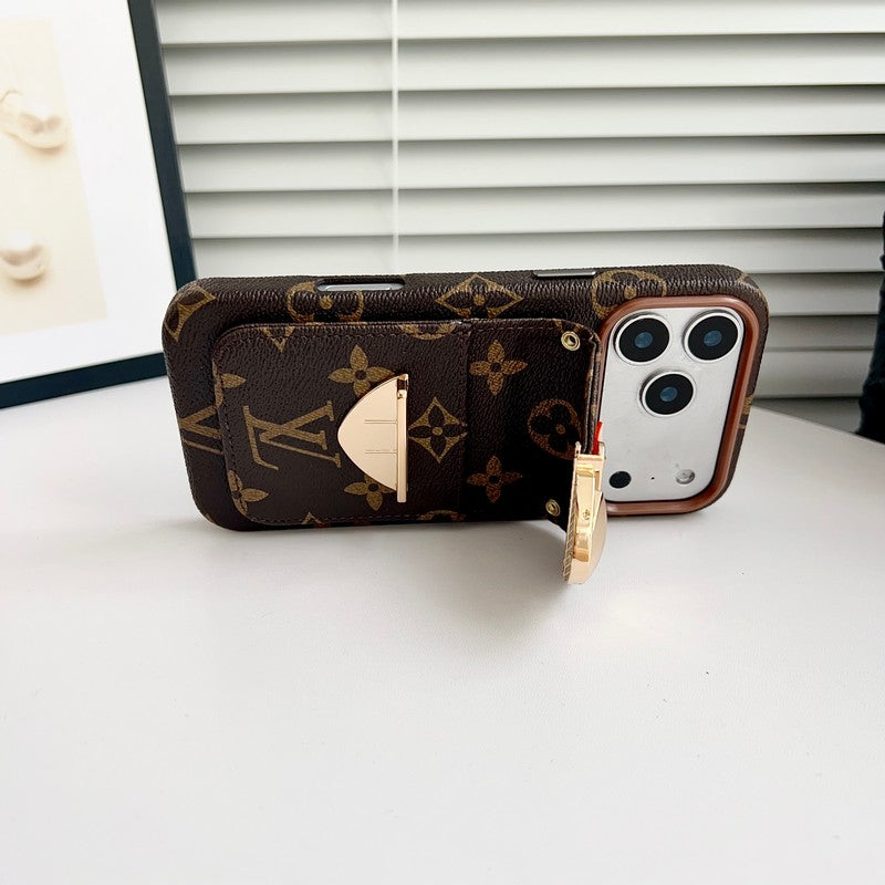 Louis Gold Card Bag iPhone Case