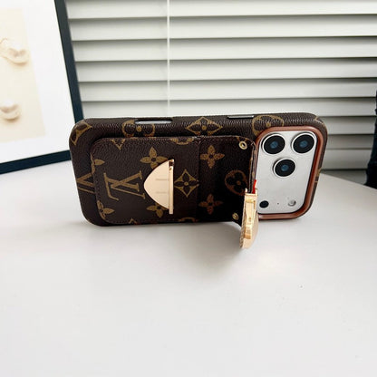 Louis Gold Card Bag iPhone Case