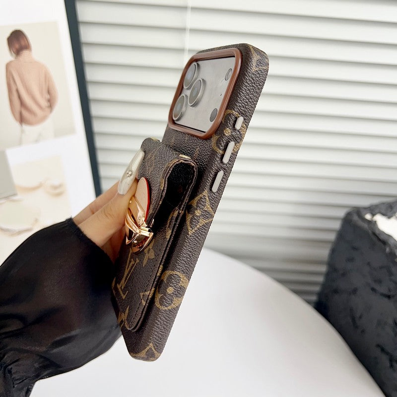 Louis Gold Card Bag iPhone Case