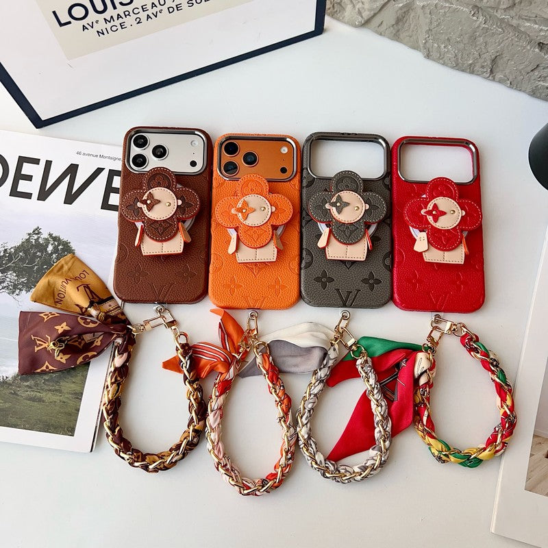 Louis Vivienne MagSafe Scarf iPhone Case