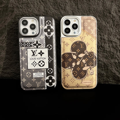 Lou Plating Leather iPhone Case