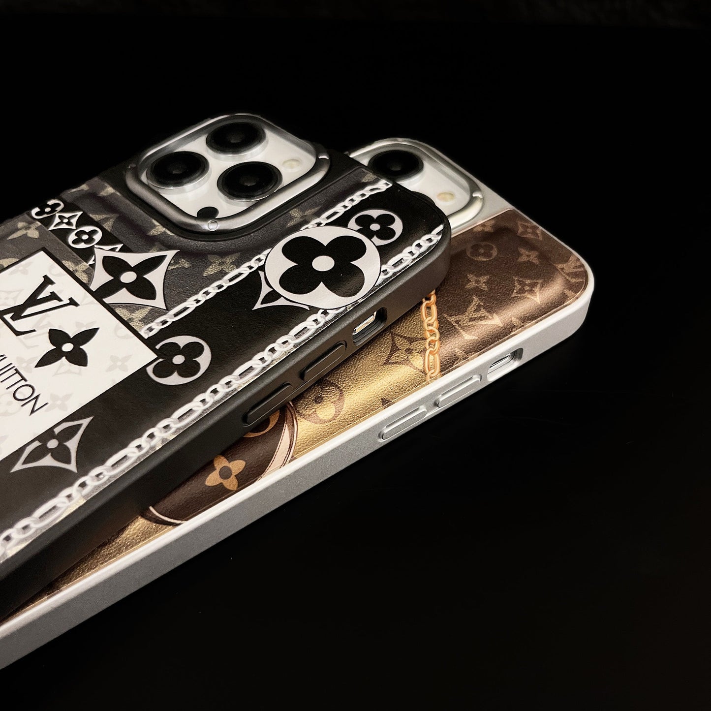 Lou Plating Leather iPhone Case