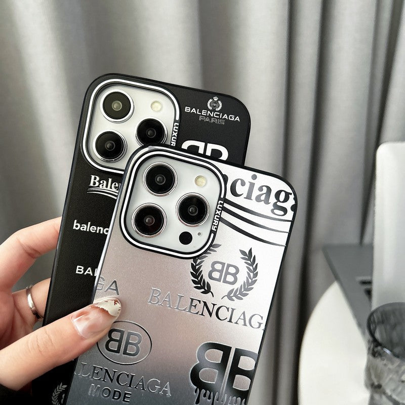 BB Black & Silver iPhone Case