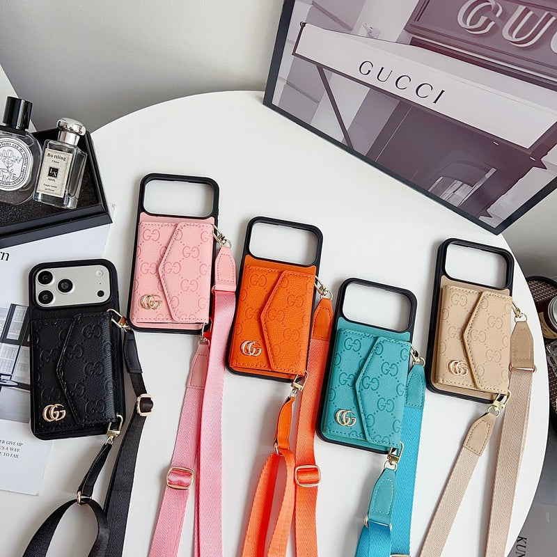 GG Color Side Card Bag Crossbody iPhone Case