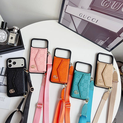 GG Color Side Card Bag Crossbody iPhone Case
